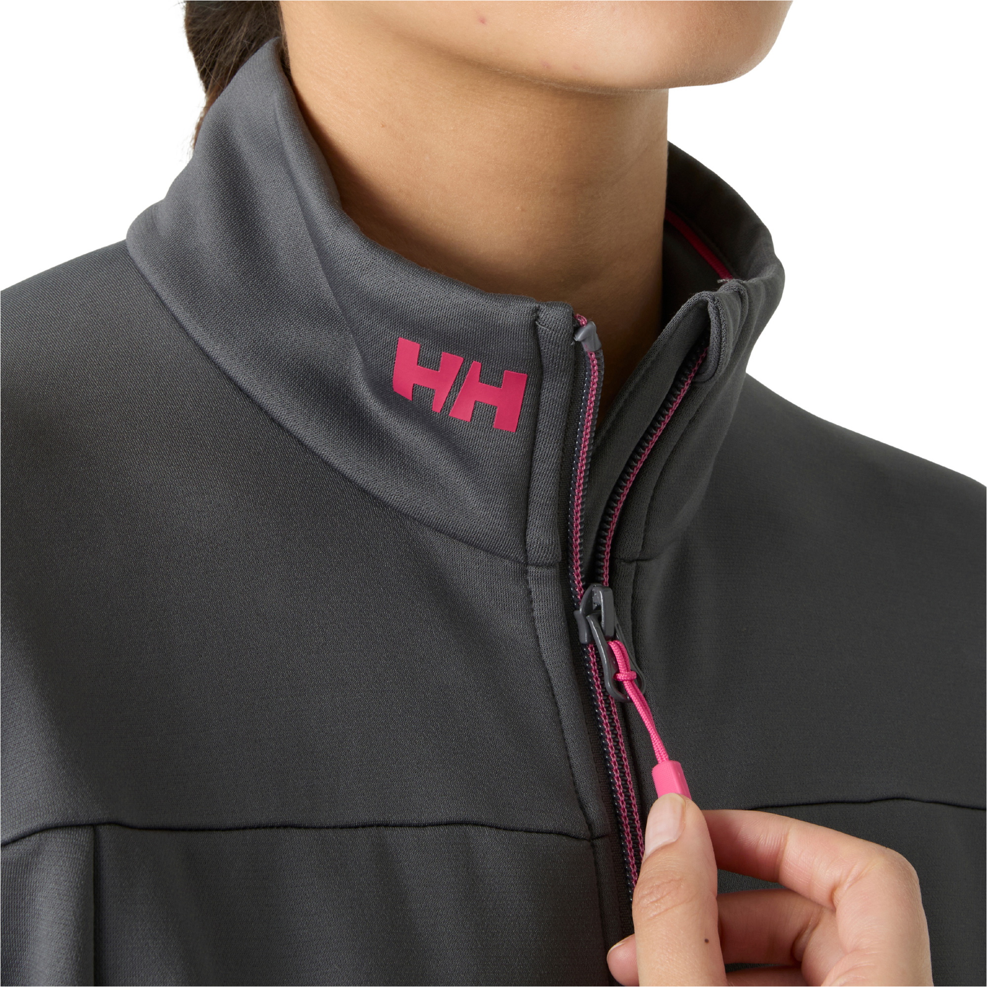 2026 Helly Hansen Womens Crew Fleece Jacket 34604 - Thunder Grey